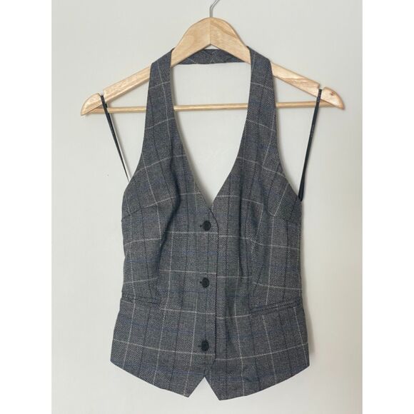 Bobi Anthropologie Halter Vest Size Small NEW w/tag Academia School Classic NEW - Picture 1 of 11